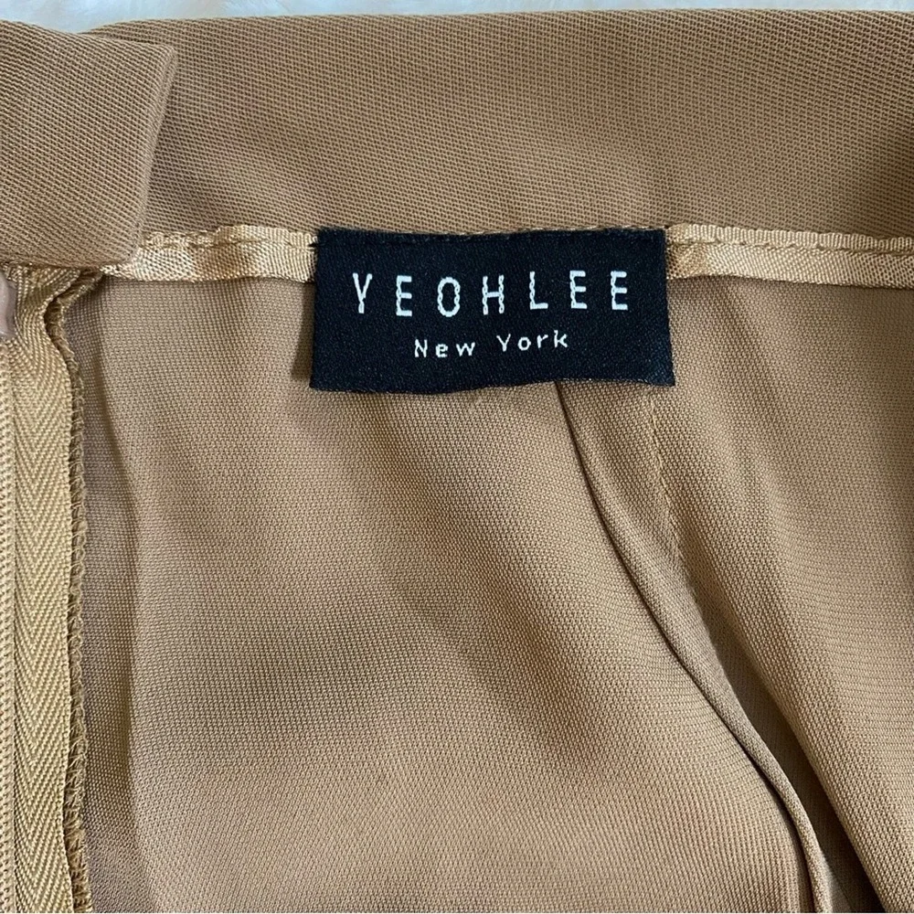 Yeohlee New York Women's‎ Midi Pencil Skirt Size 6 Classic Beige Lightweight